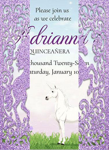 Preview image of Unicorn design.